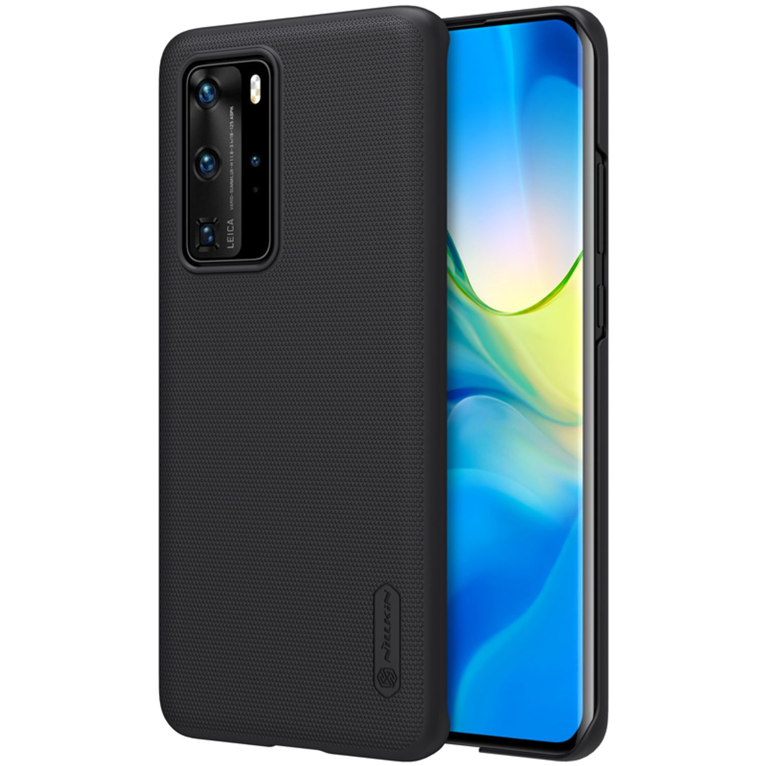 Husa Nillkin - Super Frosted Shield - Huawei P40 Pro - Black fotografia produsului