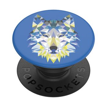 Accesoriu popsockets pentru dispozitive mobile - popgrip - geo wolf