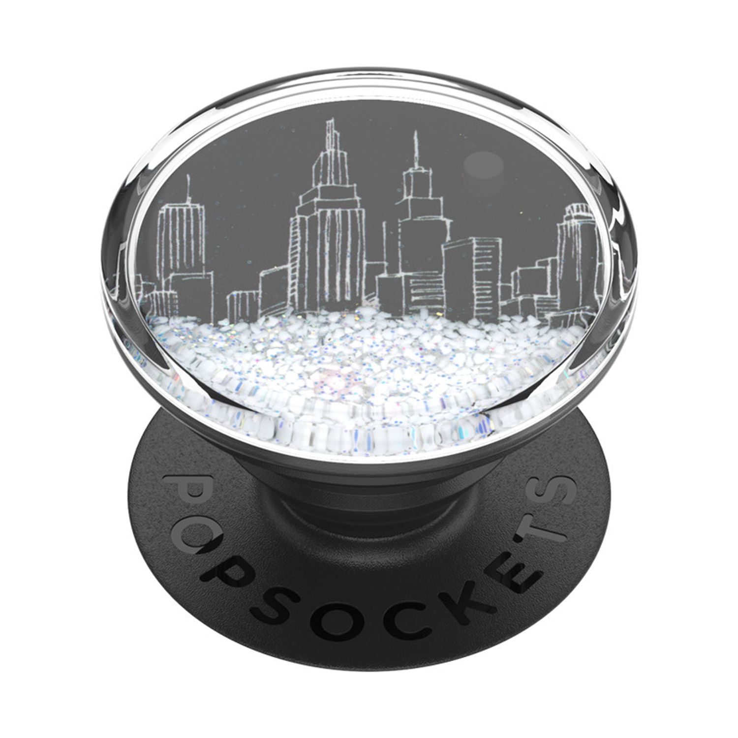 Accesoriu Popsockets pentru dispozitive mobile - PopGrip - Tidepool Snowglobe Cityscape fotografia produsului