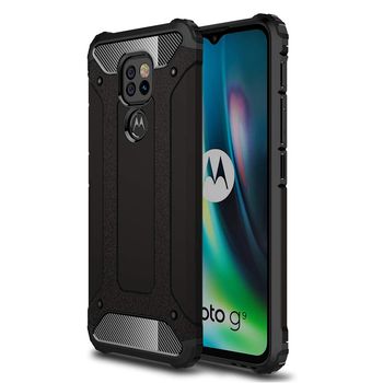 Husa techsuit - hybrid armor - motorola moto g9 play - black