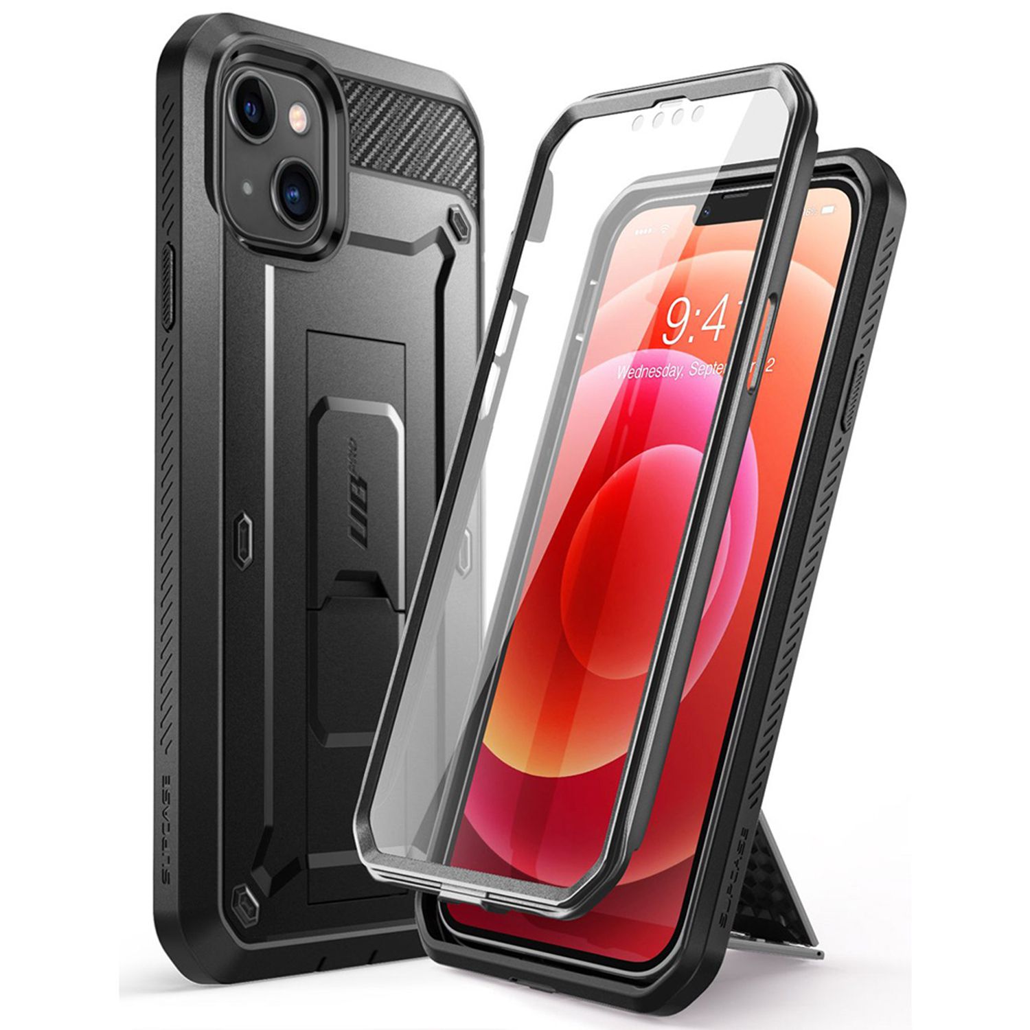 Husa premium Supcase - Unicorn Beetle Pro - iPhone 13 - Black fotografia produsului