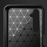 Husa Techsuit - Carbon Silicone - Realme 6 / 6S 4G - Black fotografia produsului View 3 S