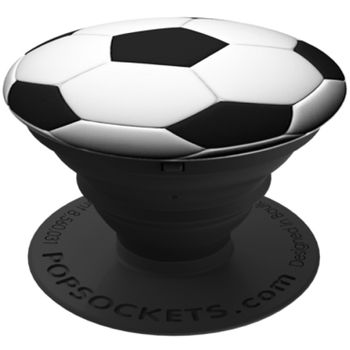 Accesoriu popsockets pentru dispozitive mobile - popgrip - soccer ball