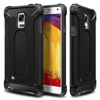 Husa techsuit - hybrid armor - samsung galaxy note 4 n910 - black