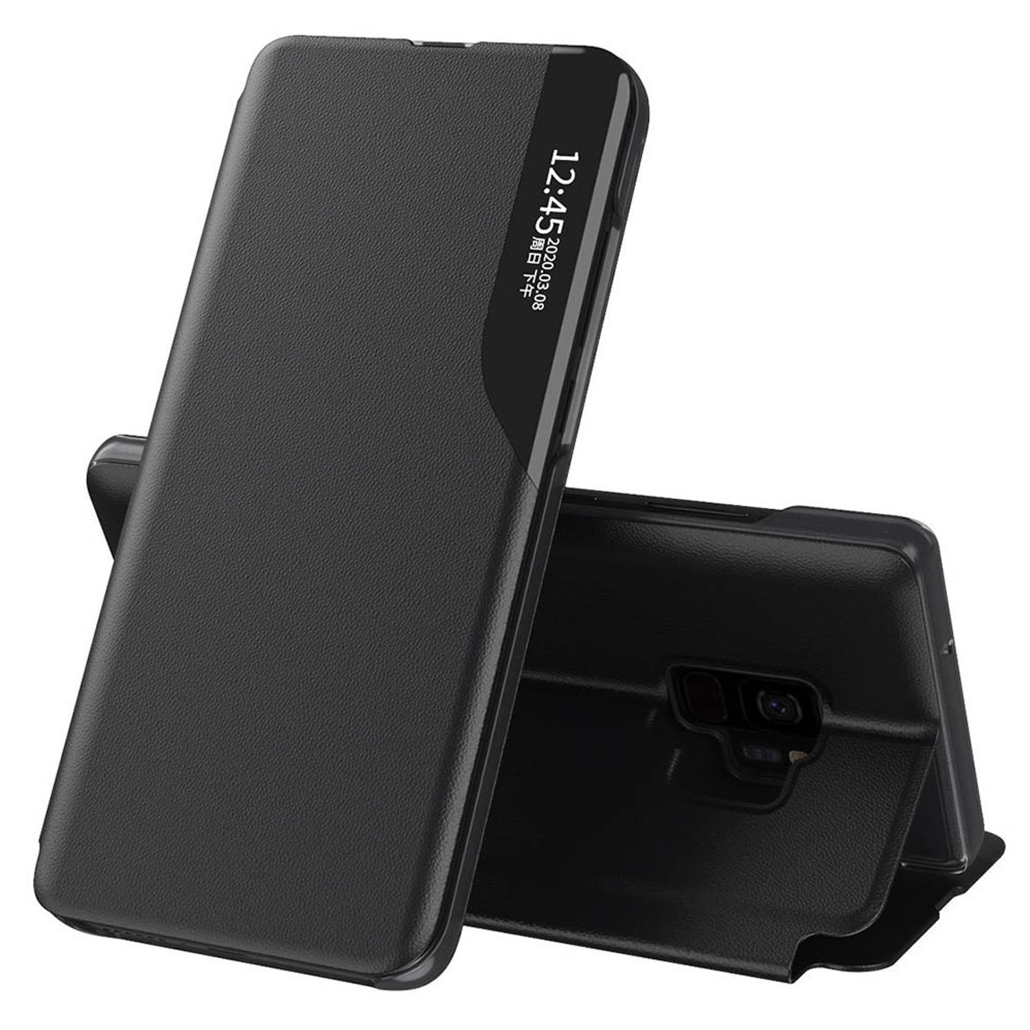 Husa tip carte Techsuit - eFold Series - Samsung Galaxy S9 - Black fotografia produsului