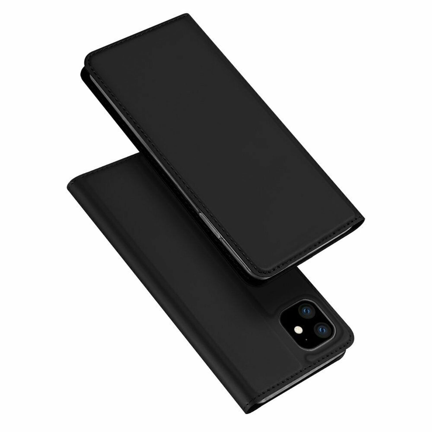 Husa tip carte Dux Ducis - Skin Pro - iPhone 11 - Black fotografia produsului