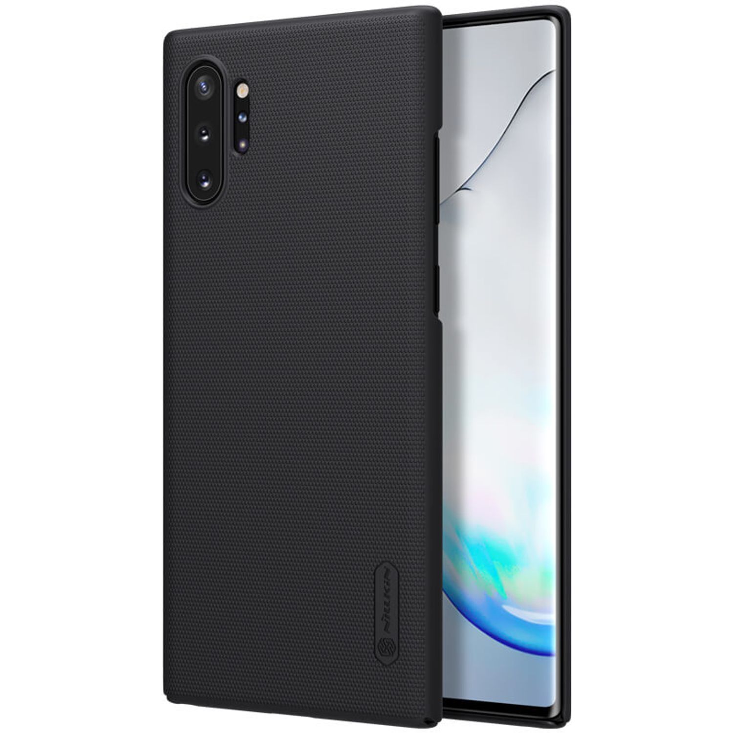 Husa Nillkin - Super Frosted Shield - Samsung Galaxy Note 10 Plus - Black fotografia produsului View 2 L