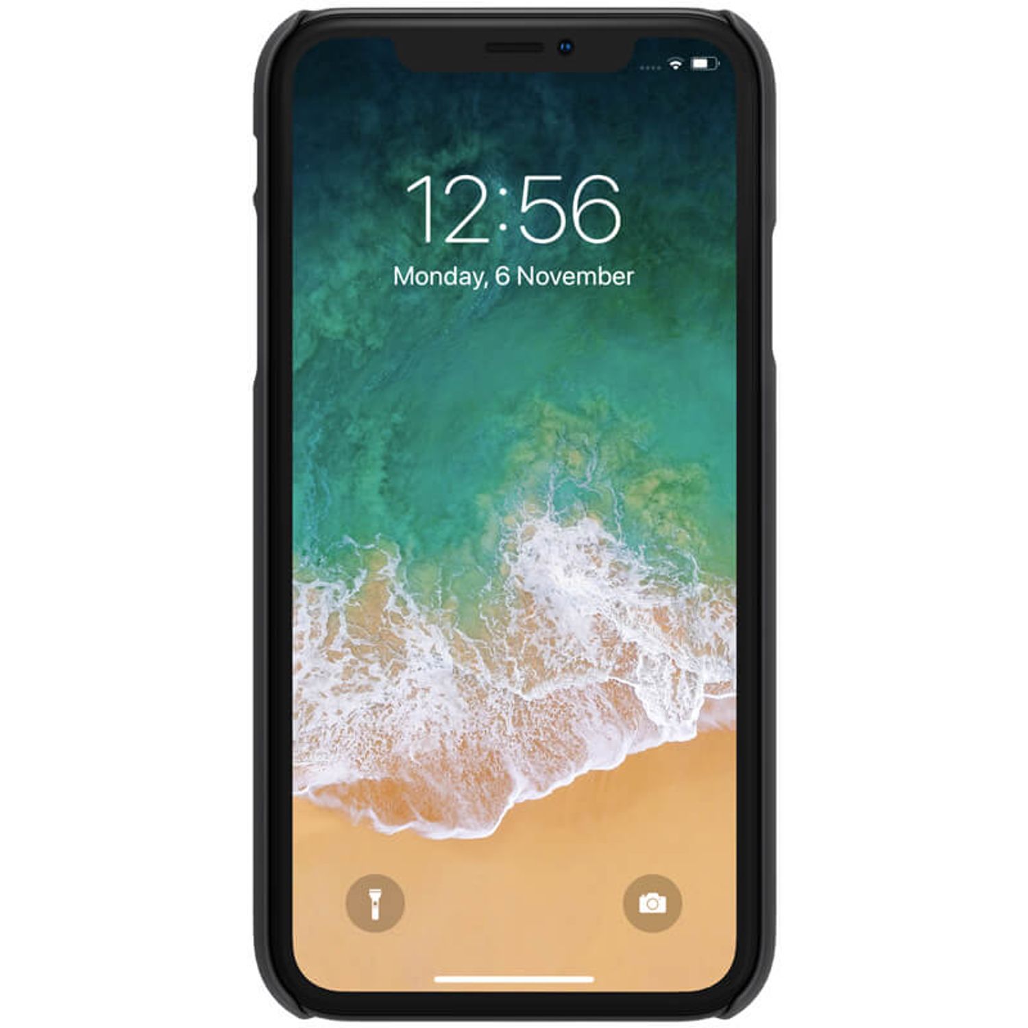 Husa Nillkin - Super Frosted Shield - iPhone XR - Black fotografia produsului View 3 L