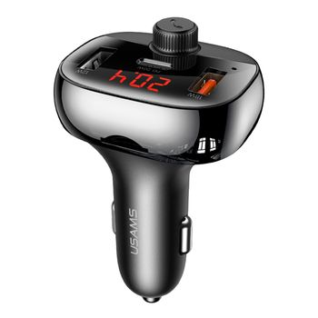Incarcator auto usams type-c pd100w + usb 20w, negru, us-cc142, esak06050