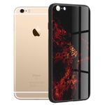 Husa cu spate din sticla Techsuit - Glaze Series - iPhone 6 Plus - Red Nebula fotografia produsului