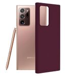 Husa premium Techsuit - Soft Edge Silicone - Samsung Galaxy Note 20 Ultra - Plum Violet fotografia produsului