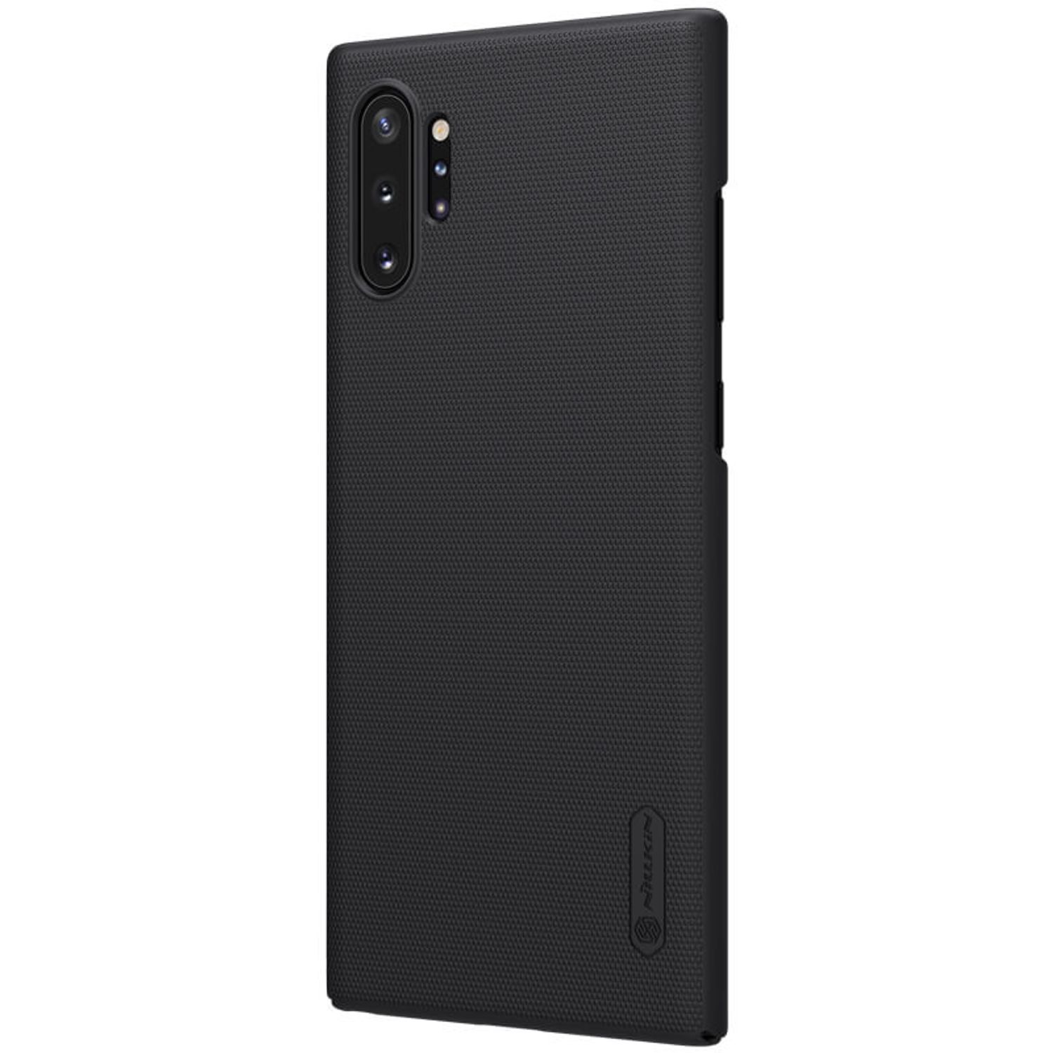 Husa Nillkin - Super Frosted Shield - Samsung Galaxy Note 10 Plus - Black fotografia produsului View 3 L