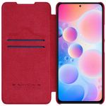 Husa Nillkin - Qin Leather Case - Xiaomi Poco F3 - Red fotografia produsului View 3 S