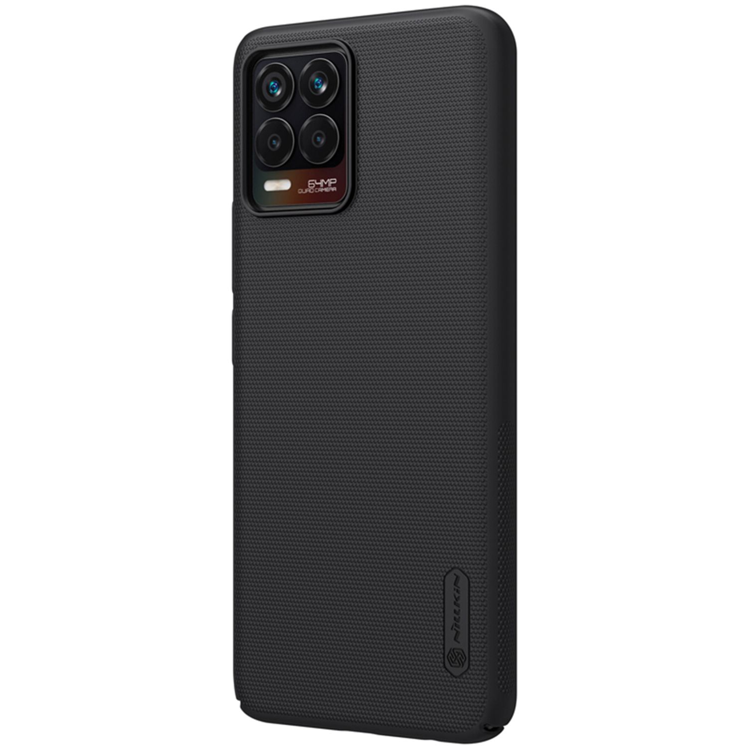 Husa Nillkin - Super Frosted Shield - OPPO Realme 8 / 8 Pro - Black fotografia produsului