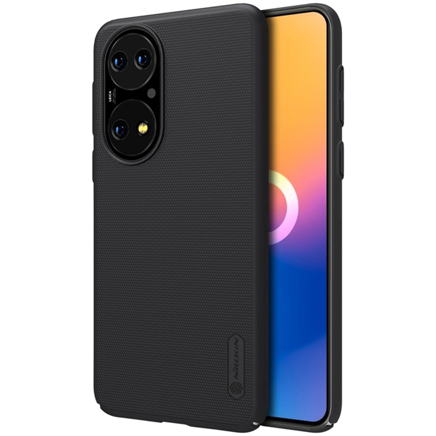 Husa Nillkin - Super Frosted Shield - Huawei P50 - Black fotografia produsului