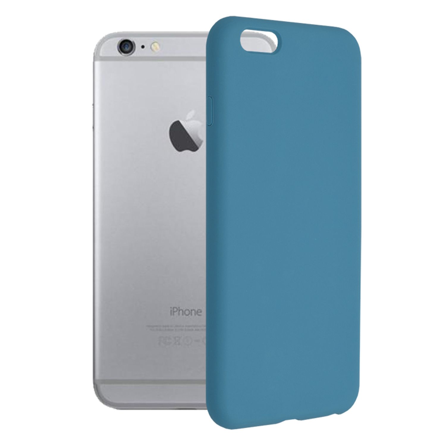 Husa premium Techsuit - Soft Edge Silicone - iPhone 6 Plus - Denim Blue fotografia produsului
