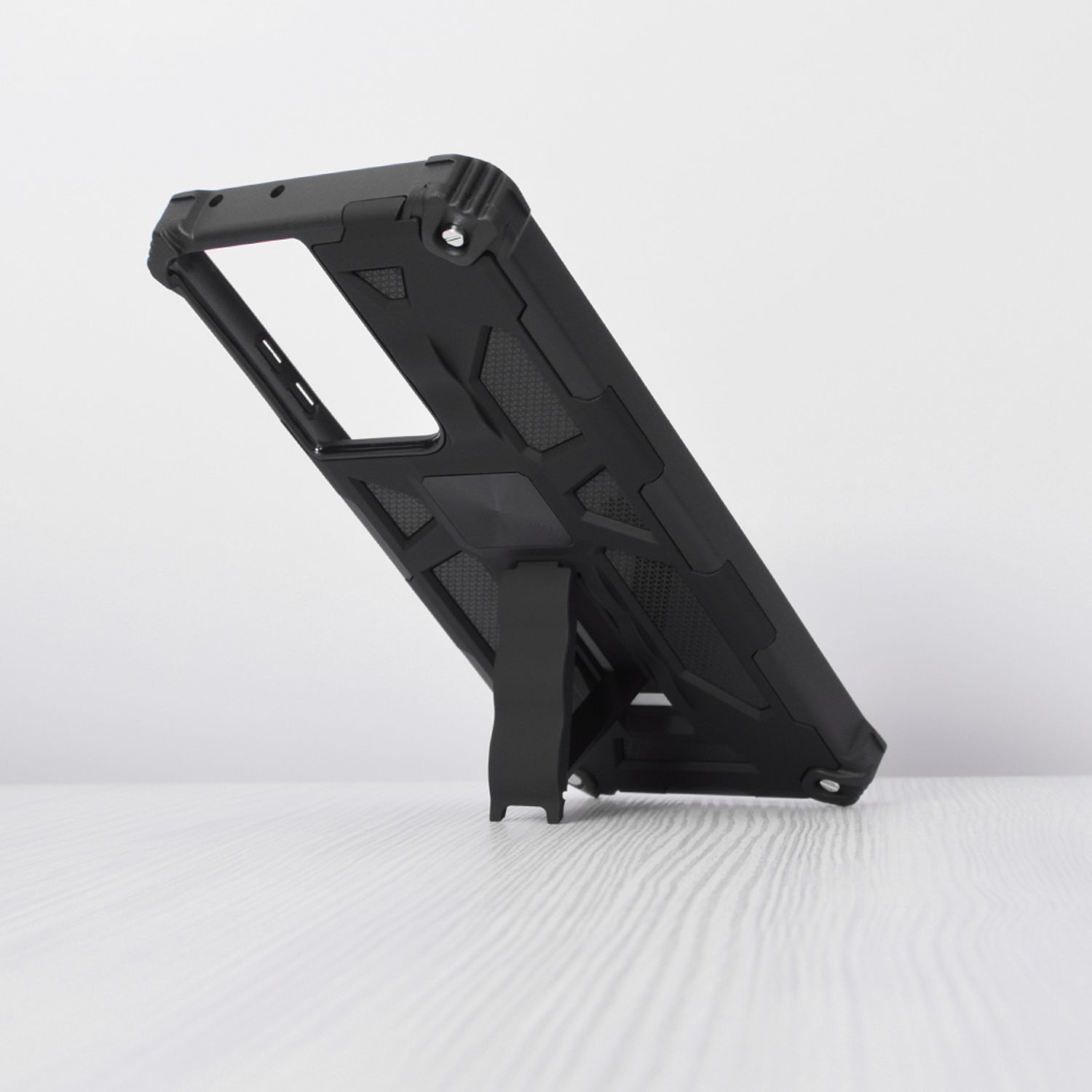 Husa antisoc Techsuit - Blazor Series - Samsung Galaxy S21 Ultra - Black fotografia produsului View 3 L
