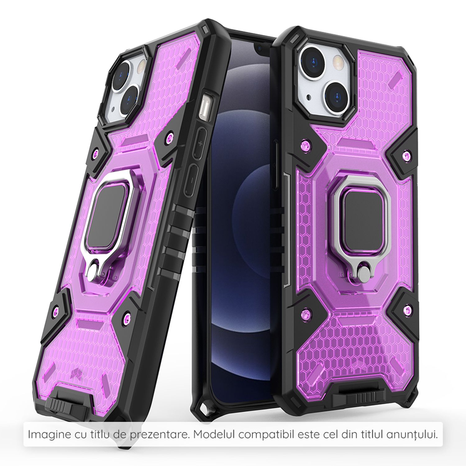 Husa Techsuit - Honeycomb Armor - Samsung Galaxy S22 Plus - violet fotografia produsului
