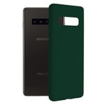 Husa premium Techsuit - Soft Edge Silicone - Samsung Galaxy S10 Plus - Dark Green fotografia produsului