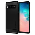 Husa premium Rugged Armor compatibila cu Samsung Galaxy S10, Negru fotografia produsului