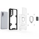 Husa Techsuit - Honeycomb Armor - Oneplus Nord 2 5G - negru fotografia produsului View 3 S