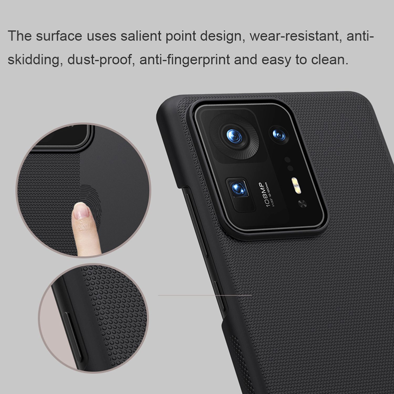 Husa Nillkin - Super Frosted Shield - Xiaomi Mix 4 - Blue fotografia produsului View 2 L