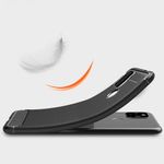 Husa Techsuit - Carbon Silicone - Google Pixel 4a 5G - Black fotografia produsului View 3 S