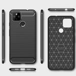 Husa Techsuit - Carbon Silicone - Google Pixel 4a 5G - Black fotografia produsului View 2 S
