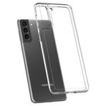 Husa premium Ultra Hybrid compatibila cu Samsung Galaxy S21 Plus, Transparent fotografia produsului