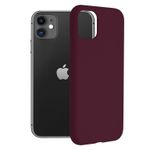 Husa premium Techsuit - Soft Edge Silicone - iPhone 11 - Plum Violet fotografia produsului