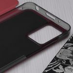 Husa tip carte Techsuit - eFold Series - Xiaomi Redmi 10 - Red fotografia produsului View 3 S