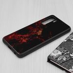 Husa cu spate din sticla Techsuit - Glaze Series - Huawei P40 Lite 5G - Red Nebula fotografia produsului View 3 S