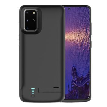 Husa cu acumulator techsuit - samsung galaxy s20 plus - 6000 mah - black