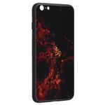 Husa cu spate din sticla Techsuit - Glaze Series - iPhone 6 / 6S - Red Nebula fotografia produsului View 2 S