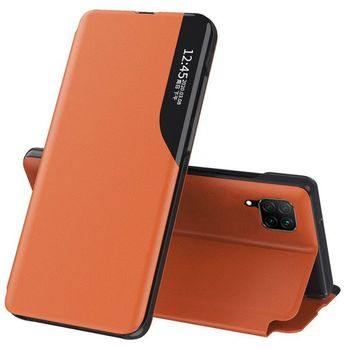 Husa tip carte techsuit - efold series - huawei p40 lite - orange