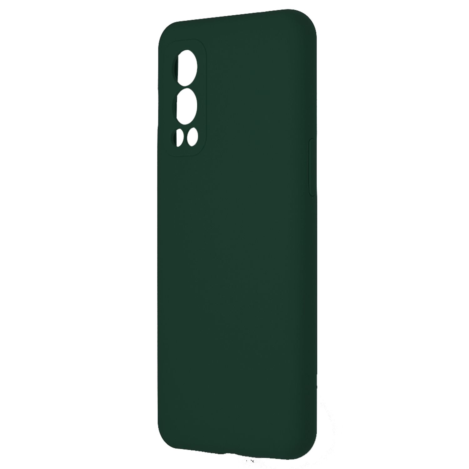 Husa premium Techsuit - Soft Edge Silicone - Oneplus Nord 2 5G - Dark Green fotografia produsului View 3 L