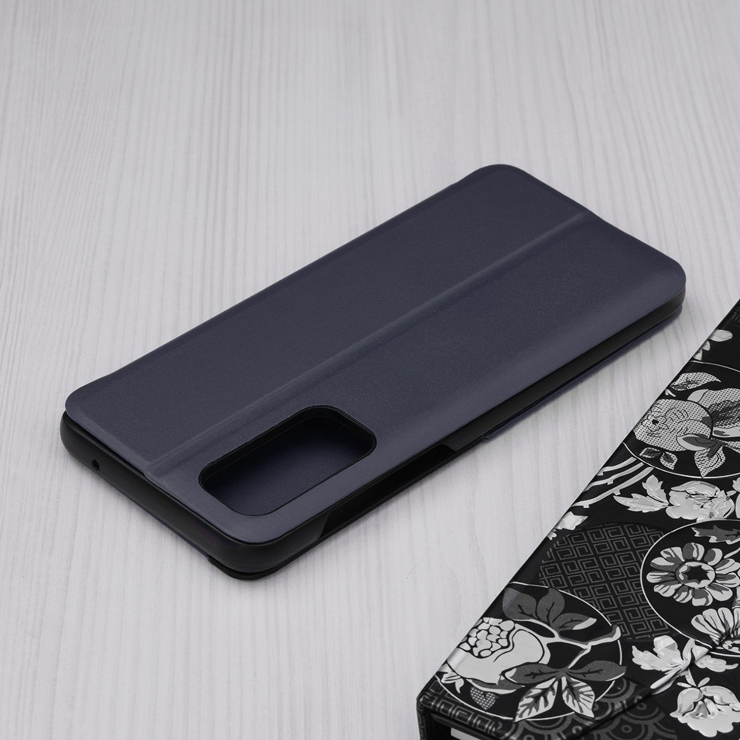 Husa tip carte Techsuit - eFold Series - Oneplus Nord 2 5G - Dark Blue fotografia produsului View 2 L