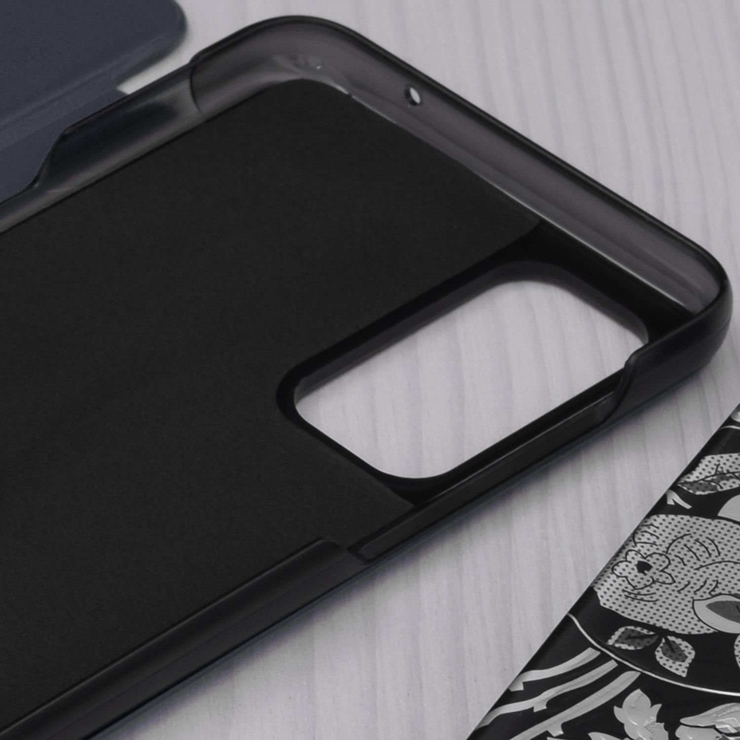 Husa tip carte Techsuit - eFold Series - Oneplus Nord 2 5G - Dark Blue fotografia produsului View 3 L