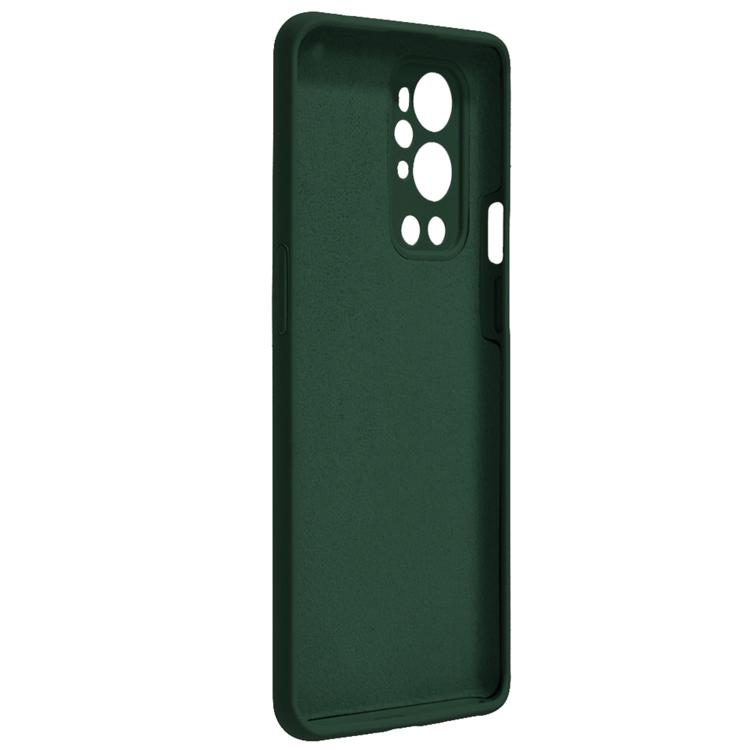 Husa premium Techsuit - Soft Edge Silicone - Oneplus 9 Pro - Dark Green fotografia produsului View 3 L