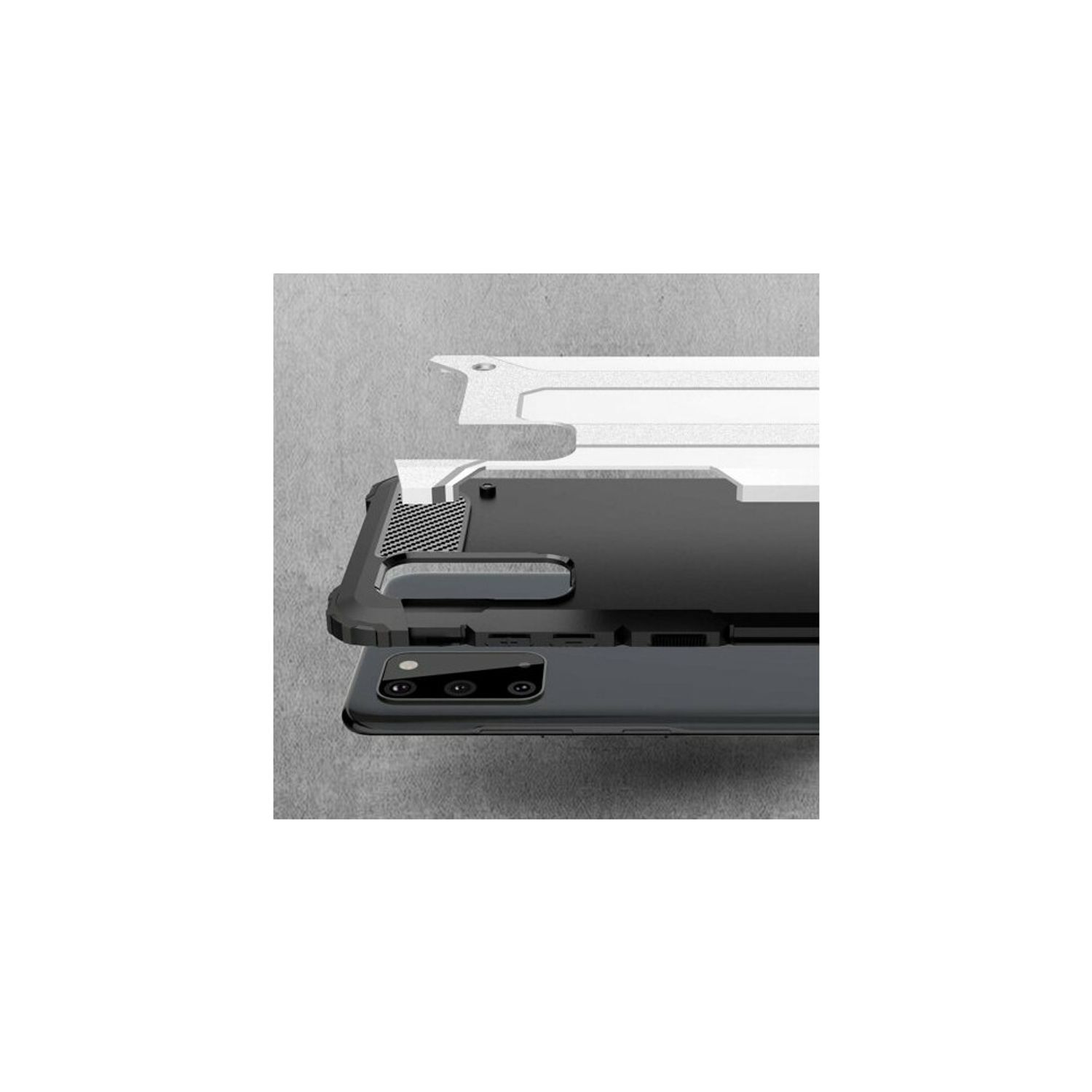 Husa Techsuit - Hybrid Armor - Samsung Galaxy S20 - Black fotografia produsului View 2 L