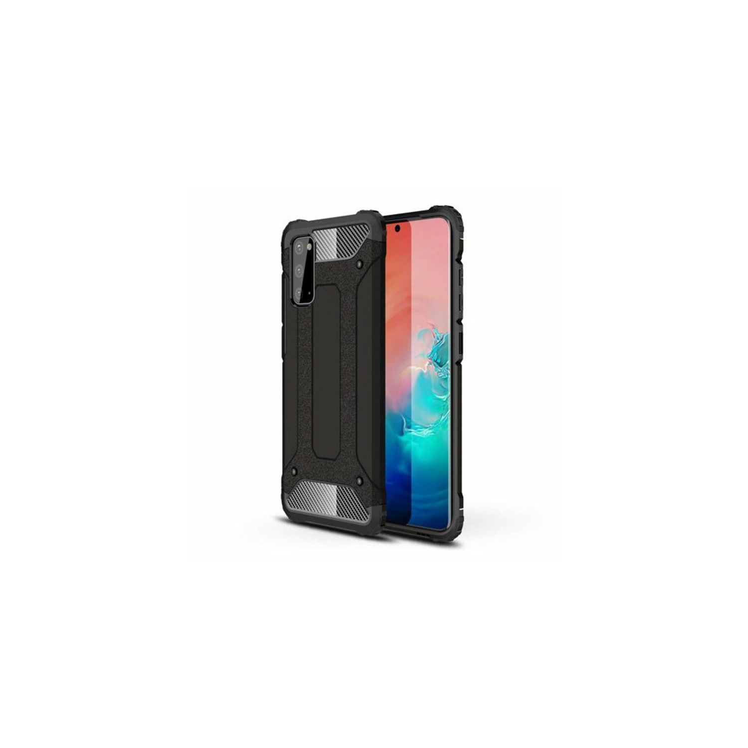 Husa Techsuit - Hybrid Armor - Samsung Galaxy S20 - Black fotografia produsului