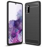 Husa Techsuit - Carbon Silicone - Samsung Galaxy A02s - Black fotografia produsului