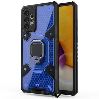 Husa techsuit - honeycomb armor - samsung galaxy a72 5g - albastru