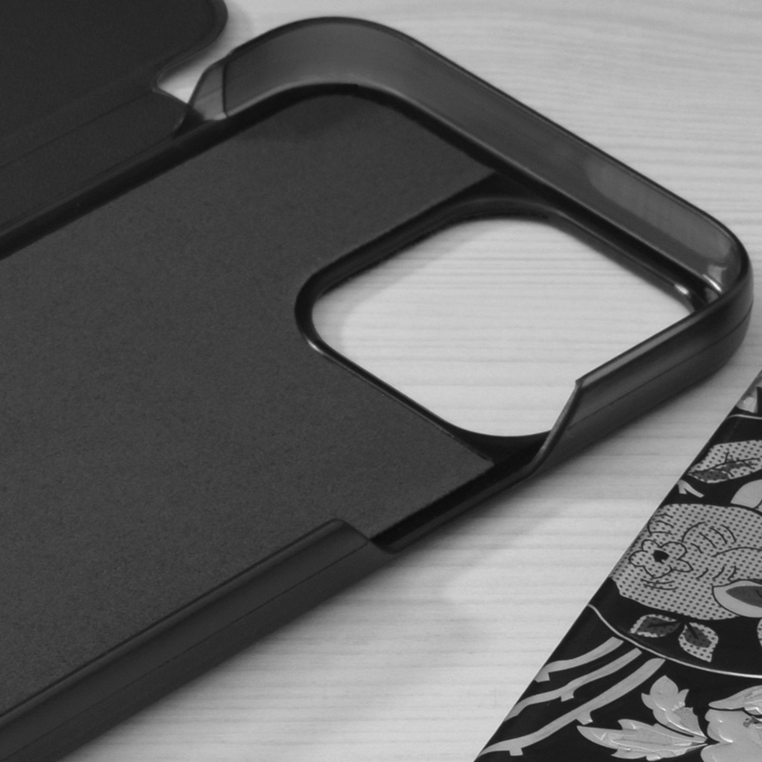 Husa tip carte Techsuit - eFold Series - iPhone 13 Pro - Black fotografia produsului View 3 L