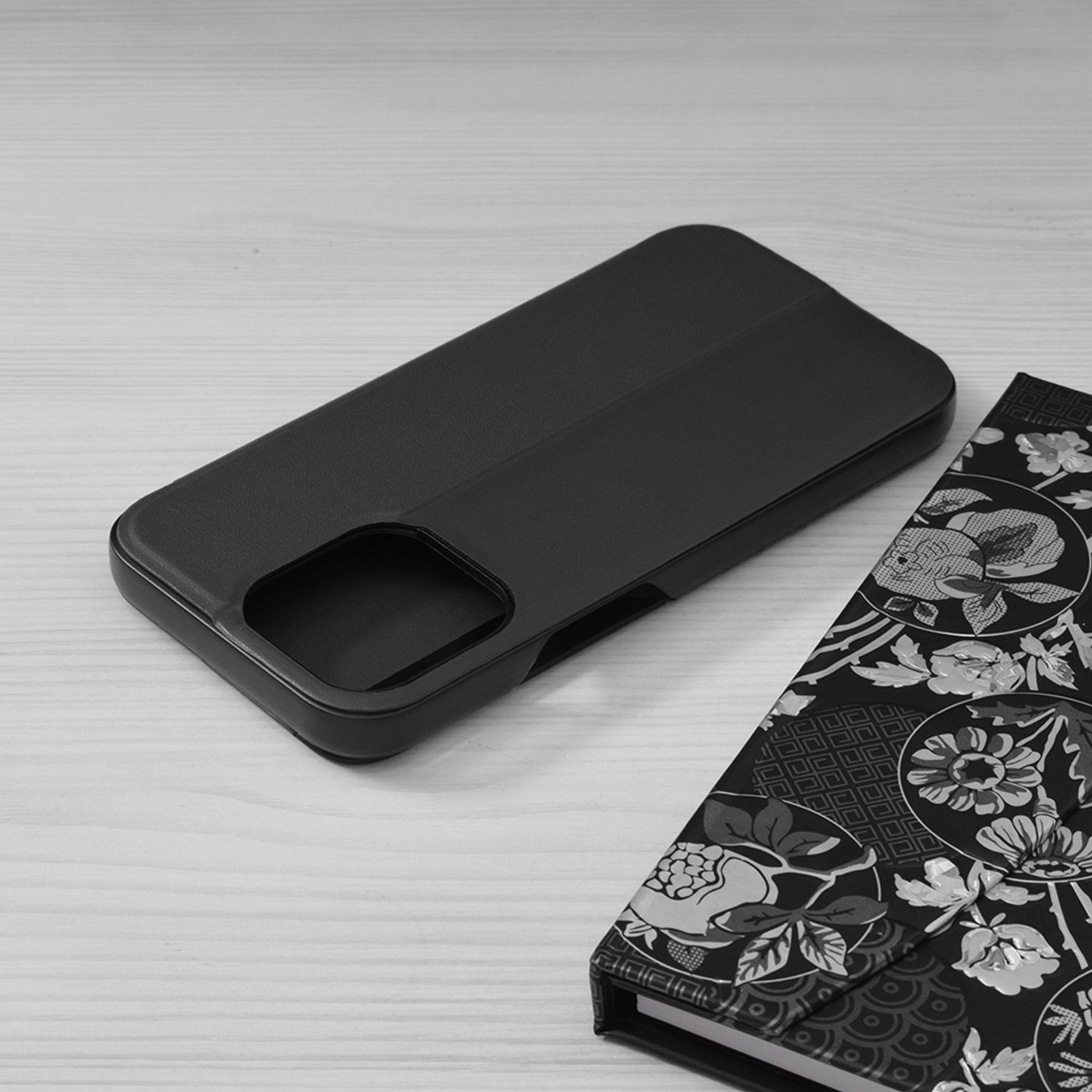 Husa tip carte Techsuit - eFold Series - iPhone 13 Pro - Black fotografia produsului View 2 L