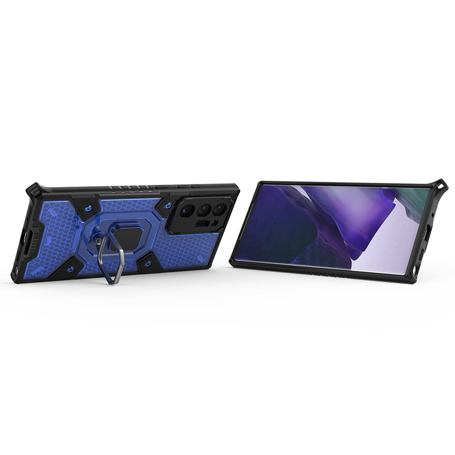 Husa Techsuit - Honeycomb Armor - Samsung Galaxy Note 20 Ultra - albastru fotografia produsului View 2 L