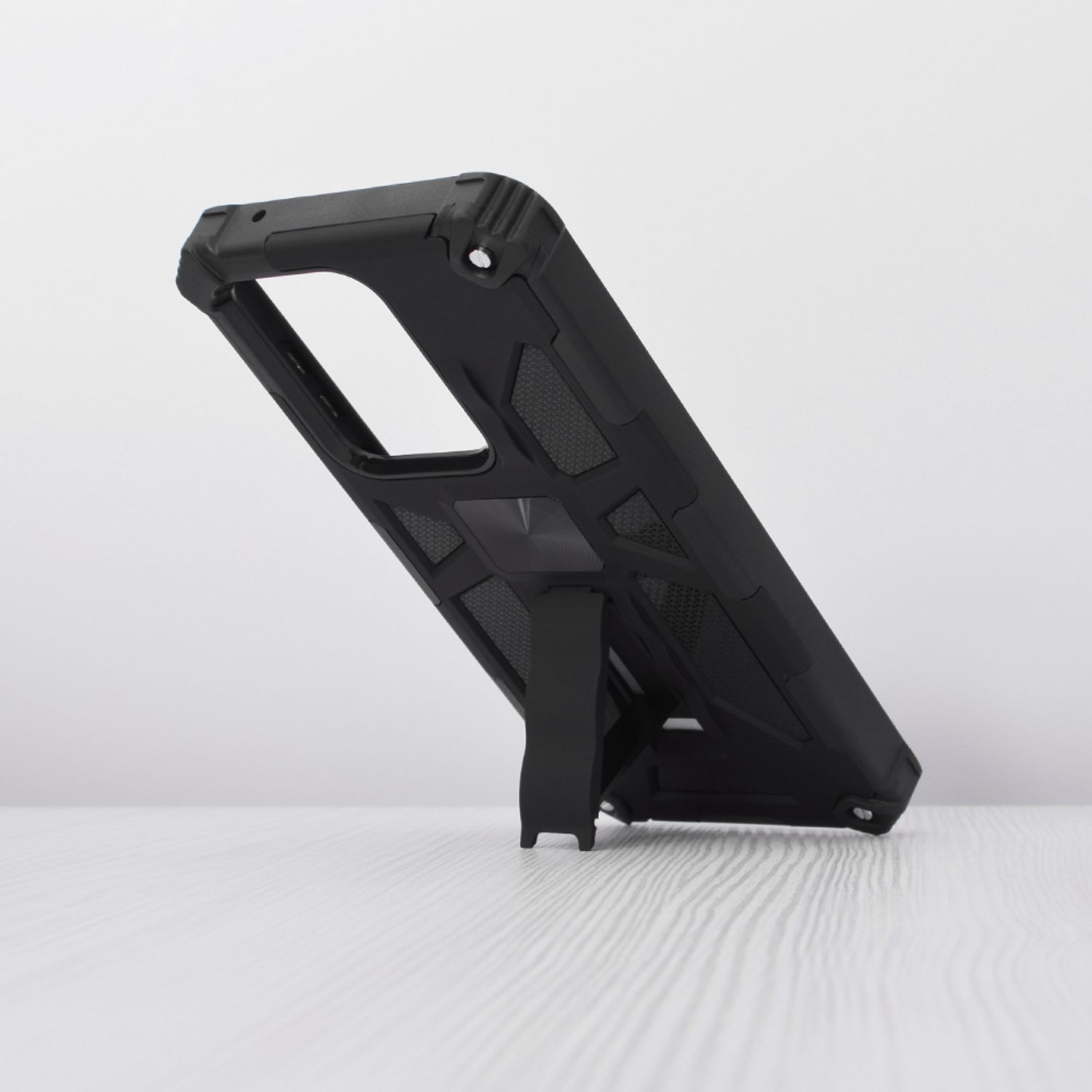 Husa antisoc Techsuit - Blazor Series - Samsung Galaxy S20 Ultra - Black fotografia produsului View 3 L