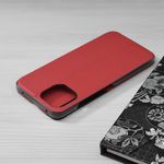 Husa tip carte Techsuit - eFold Series - Xiaomi Mi 11 Lite - Red fotografia produsului View 2 S