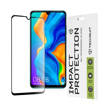 Folie sticla huawei p30 lite,full cover, full glue glass, black