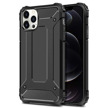 Husa techsuit - hybrid armor - iphone 13 pro max - black